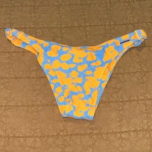Blackbough Cheeky Scrunch Bikini Bottoms - Orange and Blue